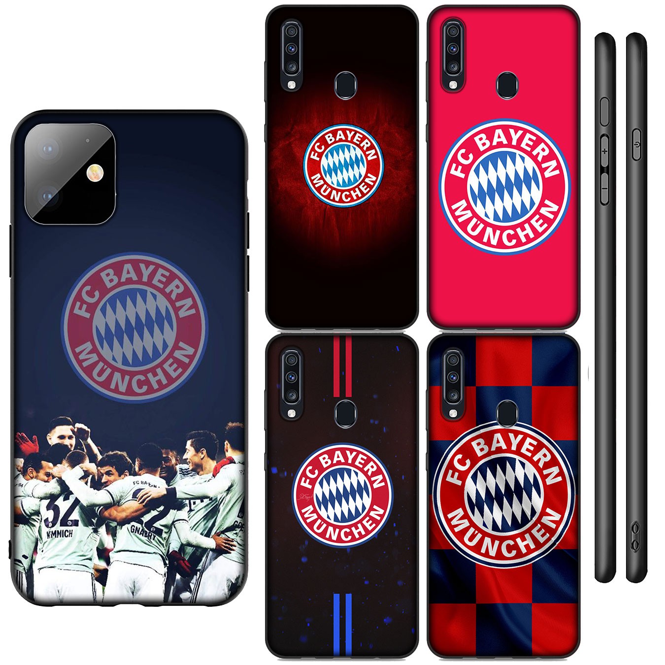 Samsung Galaxy A02S J2 J4 J5 J6 Plus J7 Prime A02 M02 j6+ A42 + Casing Soft Silicone FC Bayern Munich Football Phone Case