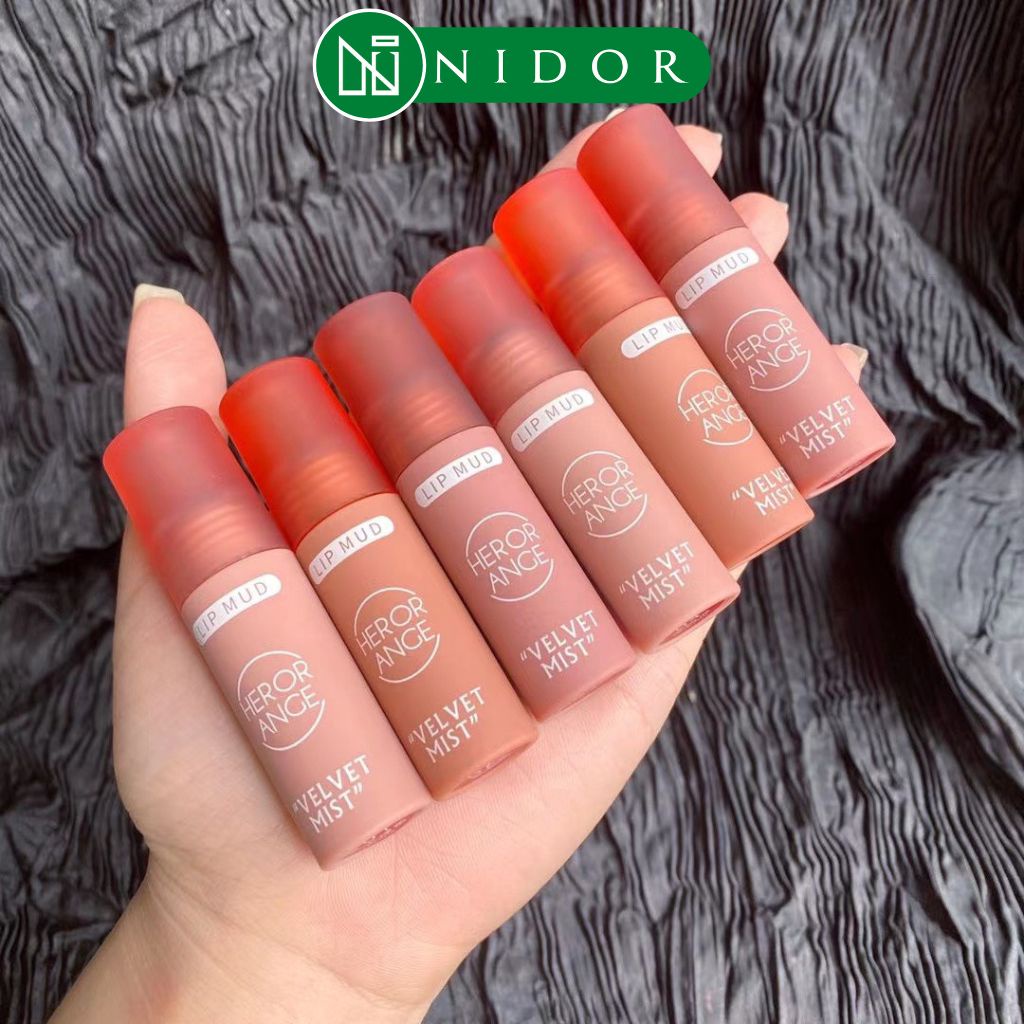 Son Kem HERORANGE Velvet Mist Thỏi Mini