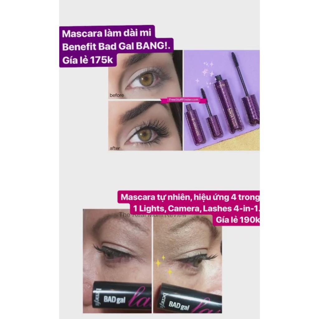 BỘ COMBO - TÁCH LẺ MASCARA MINI CAO CẤP | BigBuy360 - bigbuy360.vn