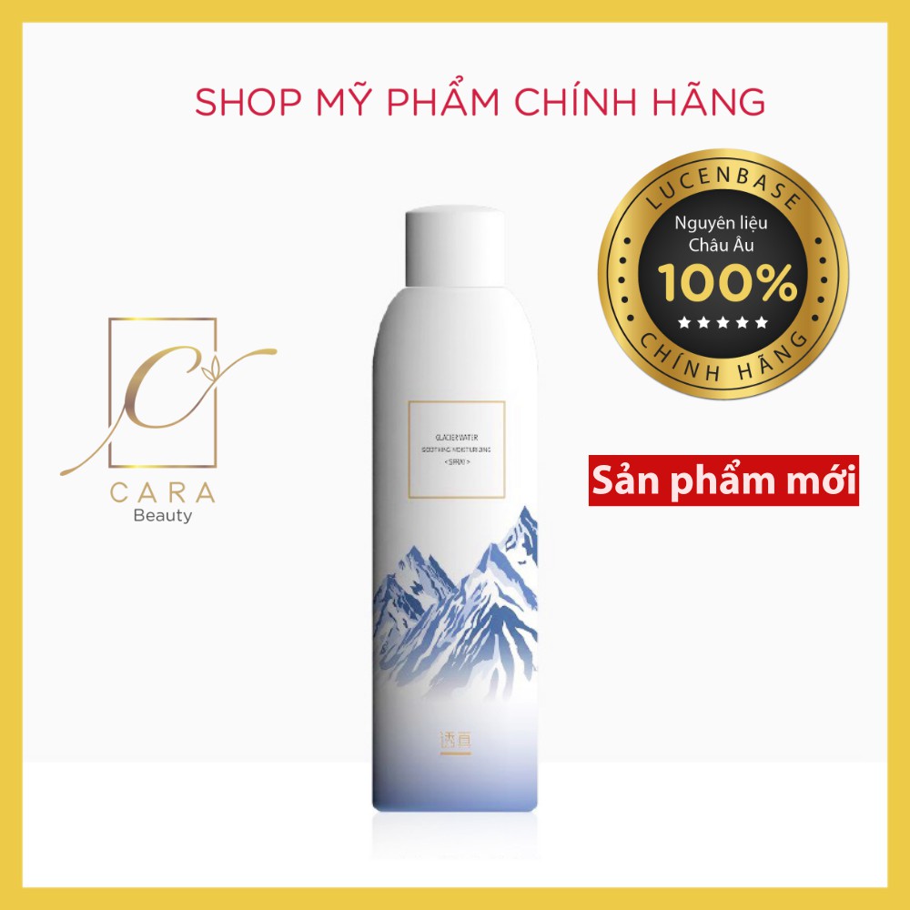 [Sản phẩm mới] Xịt khoáng Lucenbase chiết xuất nước đá băng cấp ẩm x3 lần, làm dịu da