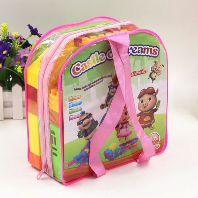 Bộ balo xếp hình cho bé- Đồ Chơi Giúp Bé Tăng Khả Năng Sáng Tạo - Đồ Chơi Phát Triển Trí Tuệ