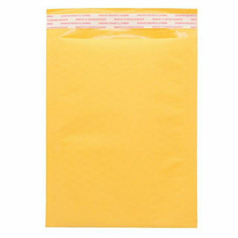 Combo 100 túi giấy bóng khí đóng gói hàng 11x13 cm