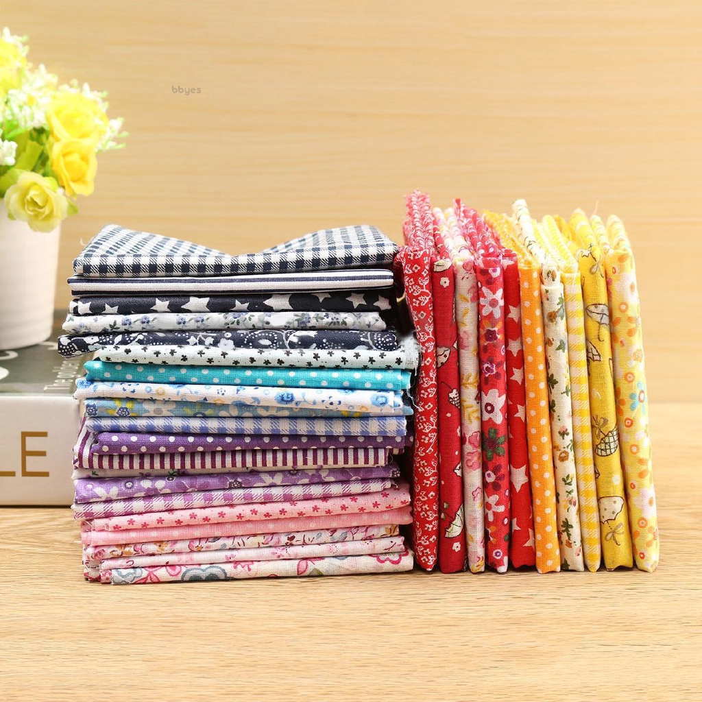 Bộ 5 miếng vải 50x50cm làm đồ thủ công nhiều họa tiết