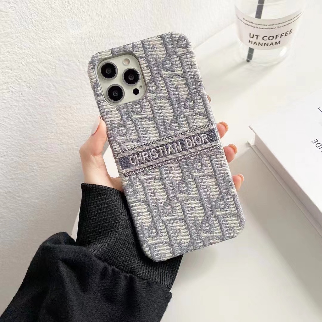 Ốp iphone 11 Ốp Điện Thoại Vải Thêu Hình Cho iphone 13 pro Max iphone 11 pro Max 12 pro Max 11 X 6 6sp 7 8 plus XR Xs Max