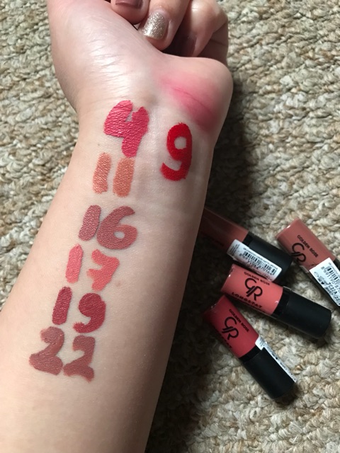 Son kem lì mini Golden rose giá sỉ