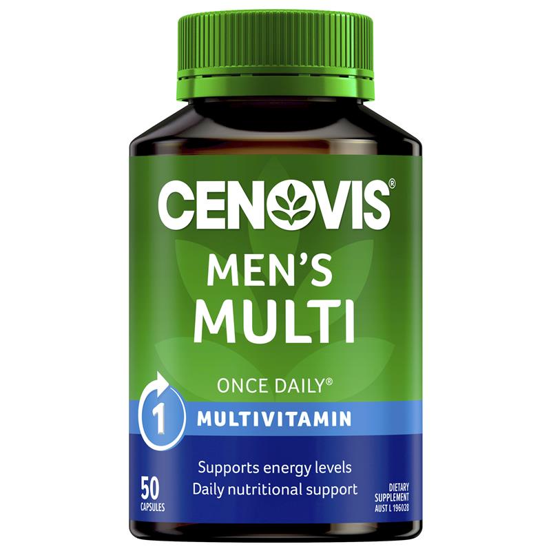Viên uống CENOVIS Men's MULTI multivitamin 100 viên 50 viên, bổ sung vitamin tổng hợp năng lượng dành cho nam