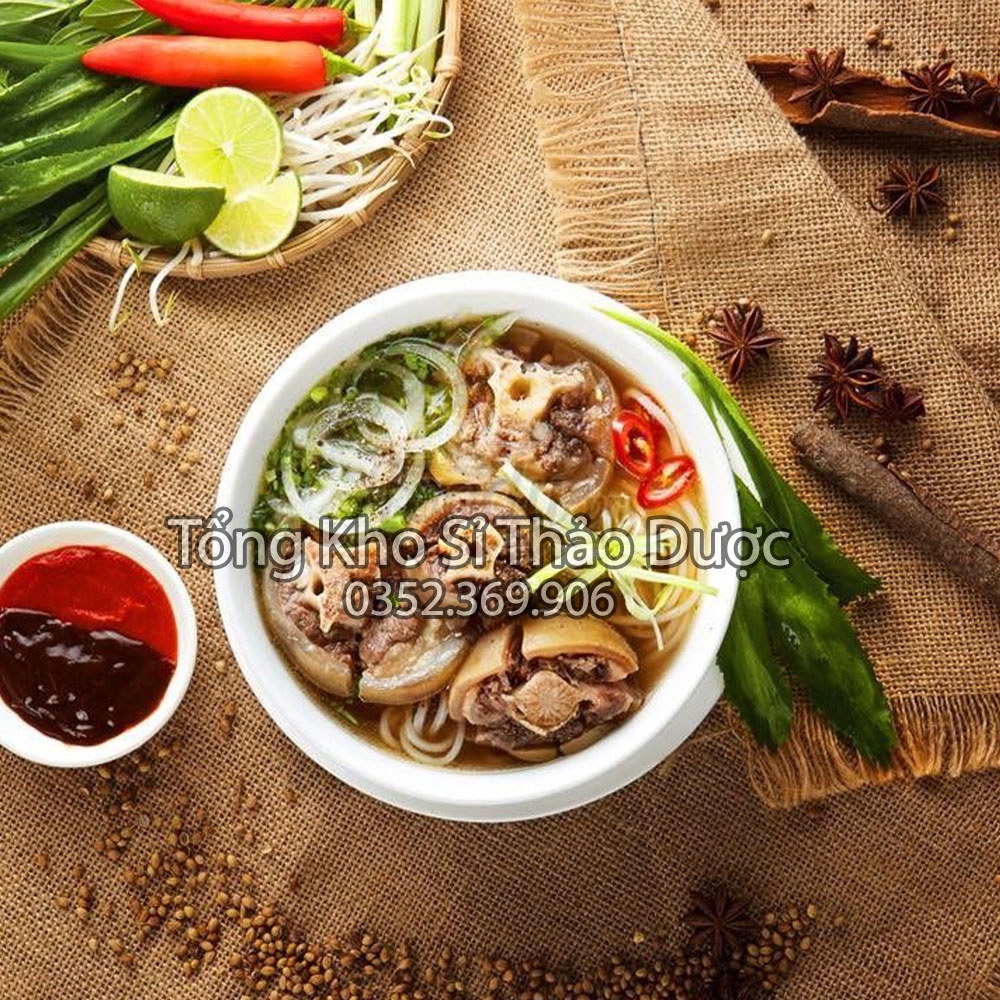 Gia vị nấu phở gà, phở bò truyền thống thơm ngon chuẩn vị - Tổng kho sỉ thảo dược