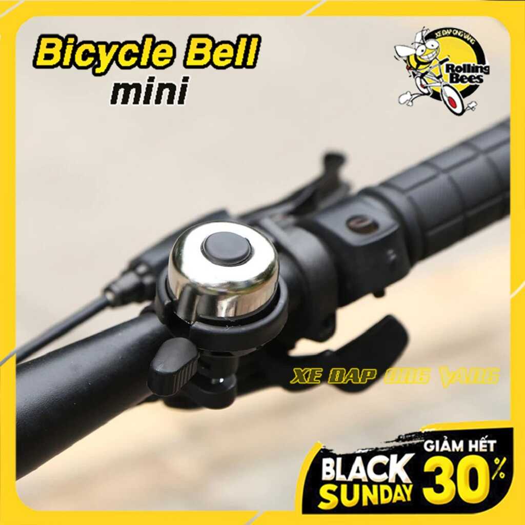 Chuông Xe Đạp Bicycle Bell Mini nhỏ gọn,  nhỏ xíu nhưng cho Âm thanh Giật Mình