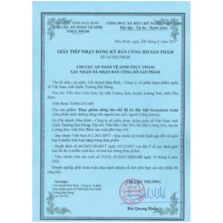 🍀🍀 Sữa non xương khớp Grandsure Gold  nguyên liệu nhập khẩu Mỹ