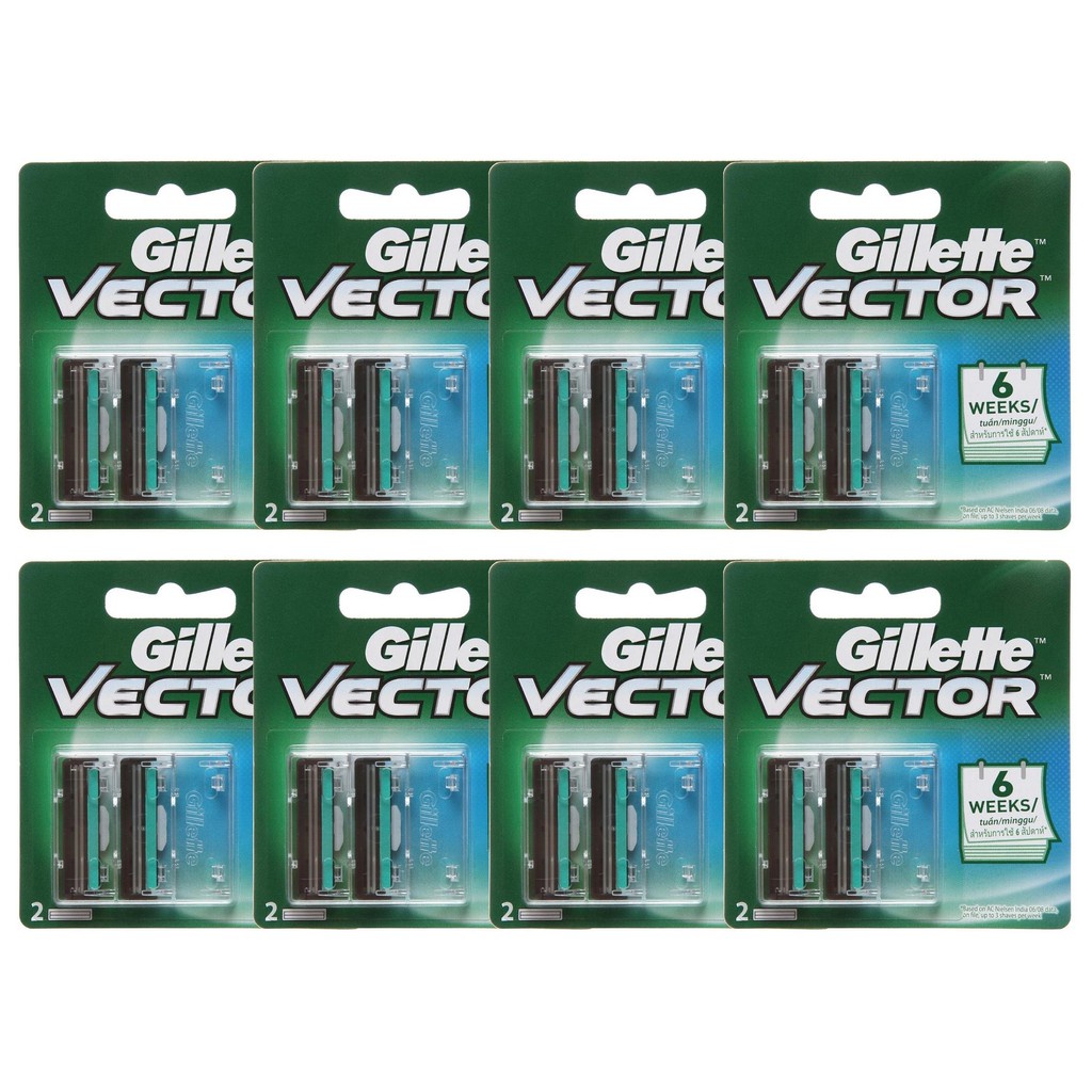 Bàn Dao Cạo Râu Gillette Vector Lưỡi Kép