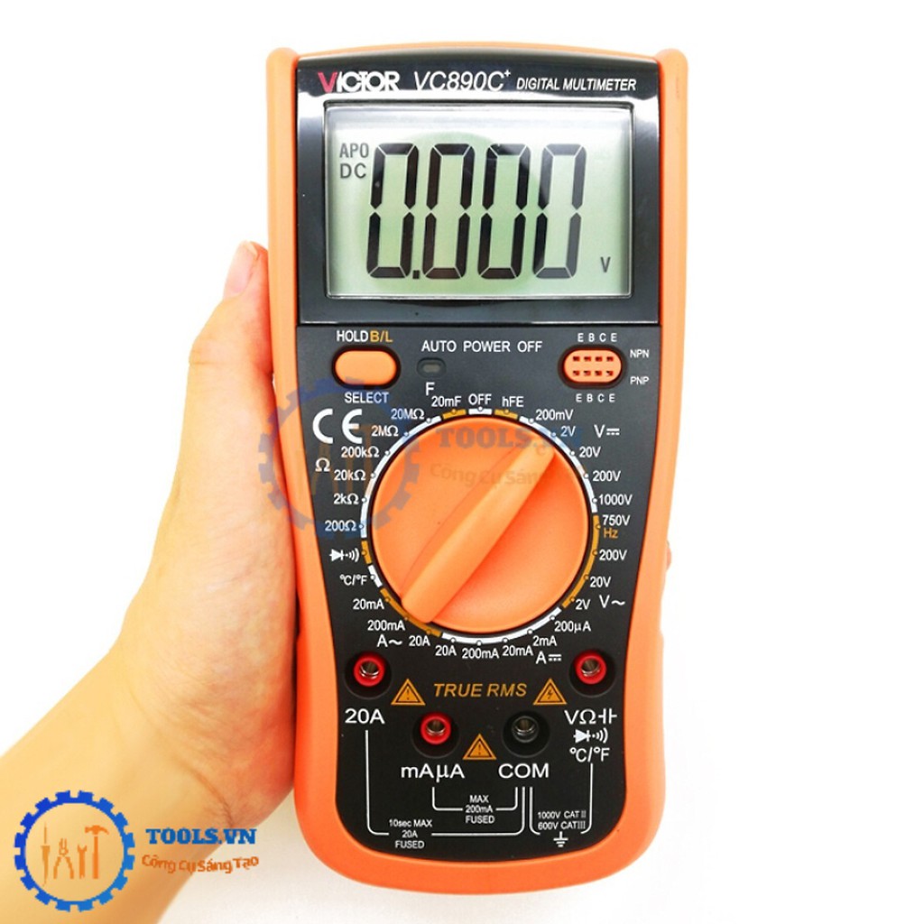 Đồng Hồ Vạn Năng Kĩ Thuật Số Chính Hãng VICTOR VC890C+ LCD Digital Multimeter