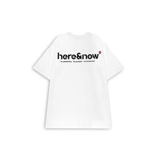 Áo thun HERE&NOW - Be Present/White