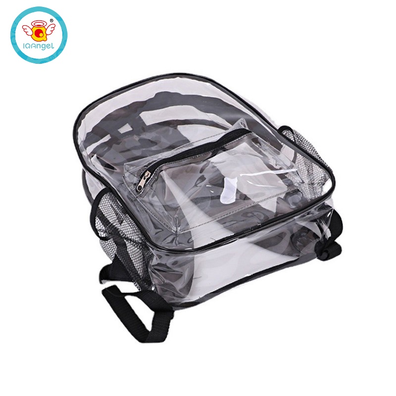 IQ Angel  Balo trong suốt bằng nhựa pvc thời trang cho học sinh