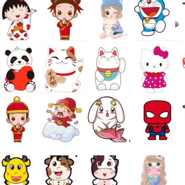 Set 10 bao lì xì hoạt hình nhiều mẫu