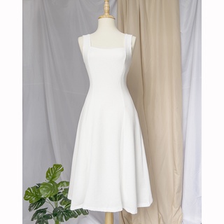 Đầm dự tiệc cổ vuông dáng dài RD025