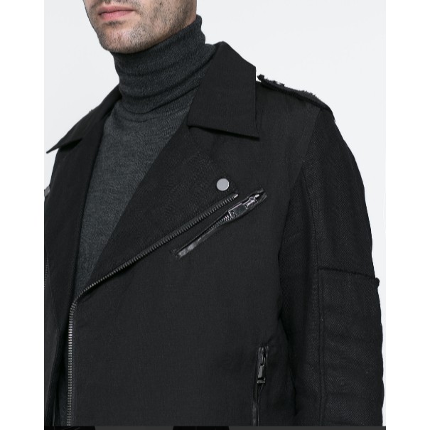 Biker jacket nam zara Chính Hãng đẹp nhất năm nay