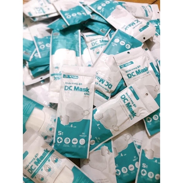 (Set 50 Chiếc )Khẩu trang 4 Lớp KF94 UNI MASK Chống Bụi Mịn Và Kháng Khuẩn Hàng Cao Cấp | BigBuy360 - bigbuy360.vn
