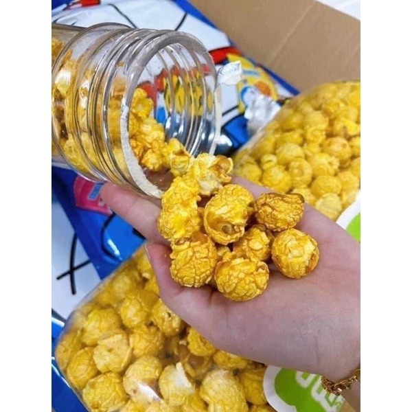 Bỏng Ngô Bắp Rang Bơ Chai Khổng Lồ - Chai 400gr ( 260gr Bỏng )
