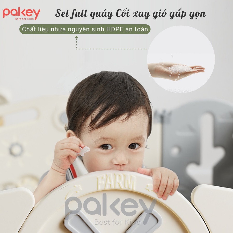 Quây Cũi Cho Bé - Full Set Quây Gấp Gọn Pakey Cao 65cm, Mẫu Quây Dày Dặn Chắc Chắn Bảo Bành 3 Năm