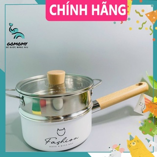 Bộ nồi chảo fashion kèm xửng hấp cho bé ăn dặm