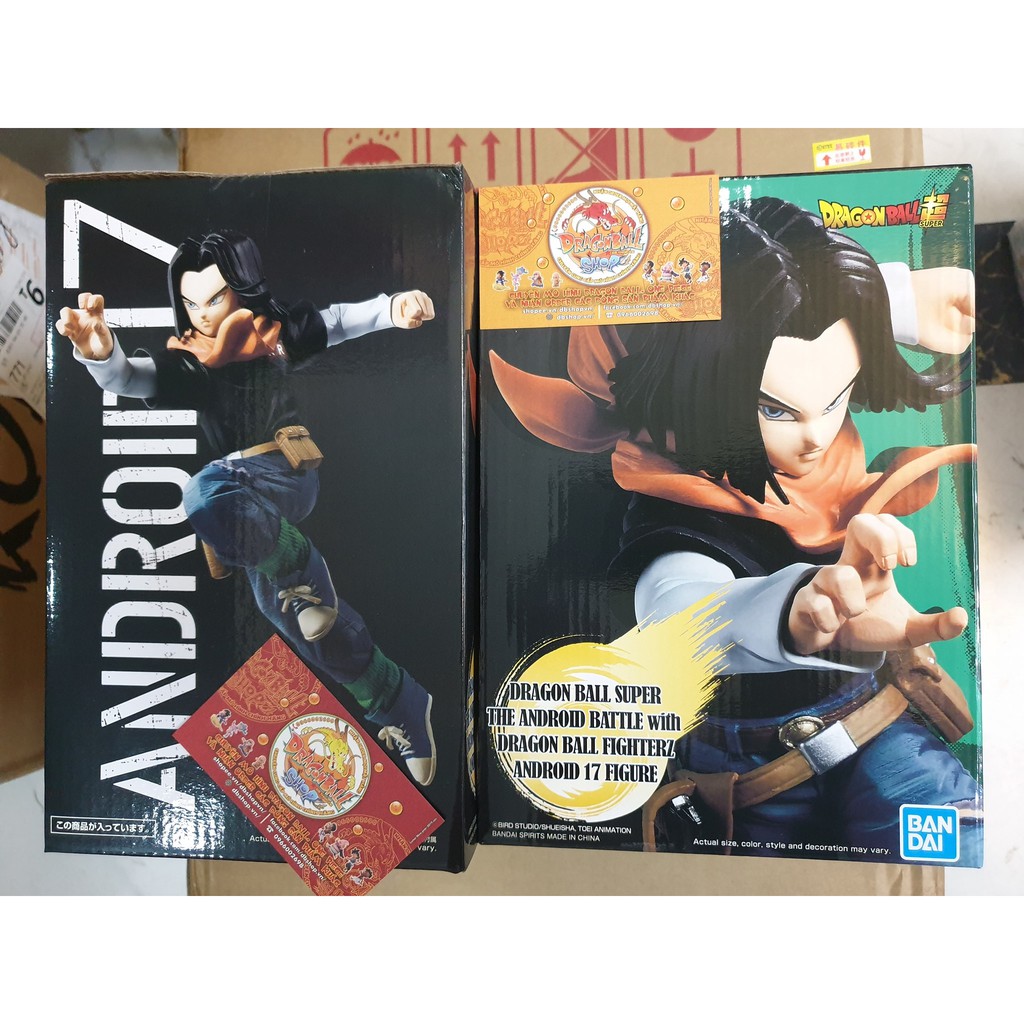 Mô hình Dragonball - Android 17,18 Battle - Ichiban kuji Asia.ver - Bandai chính hãng