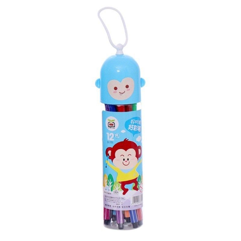 Hộp màu dạ water pen 12 màu có hộp đựng bảo quản