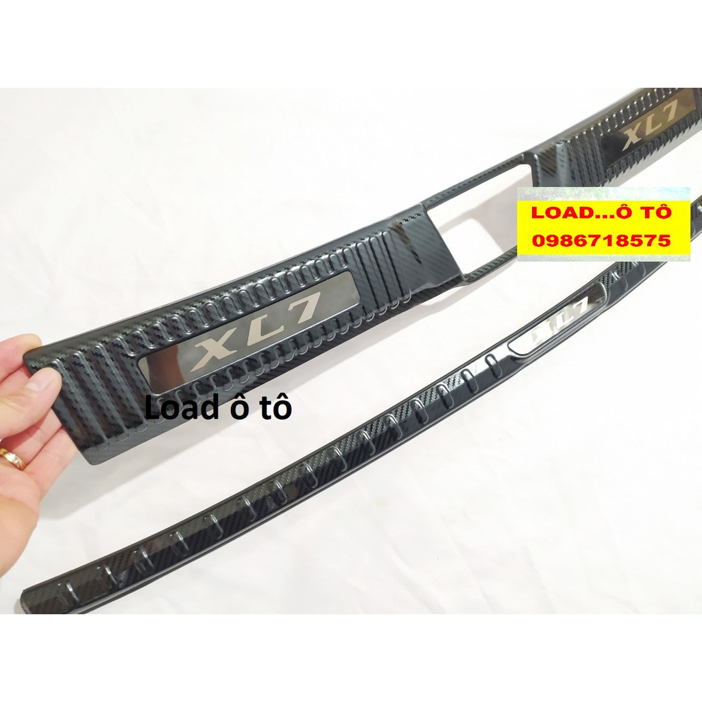 Chống Trầy Cốp Xe Suzuki XL7 2022-2020 Trong, Ngoài Vân Carbon Cao Cấp