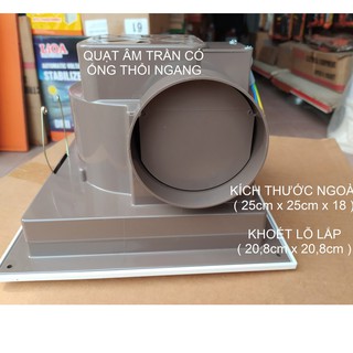 QUẠT THÔNG GIÓ LiOA GẮN TRẦN ( THẲNG- NGANG)