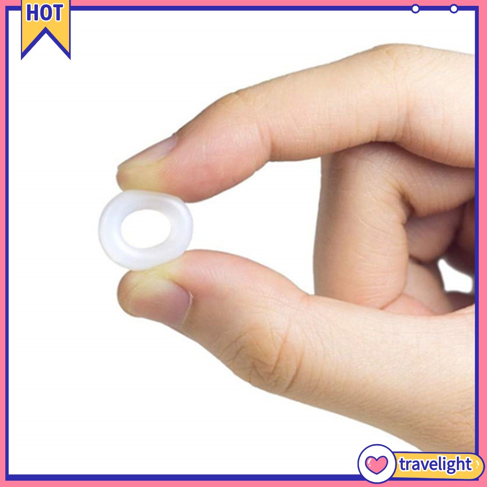 [Travelight] Bộ 10 cặp nút chặn giữ kính bằng silicon chống trượt hình tròn thoải mái