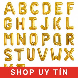 BÓNG CHỮ SINH NHẬT MÀU VÀNG, TRẮNG, XANH, ĐỎ GIÁ RẺ, SIZE LỚN