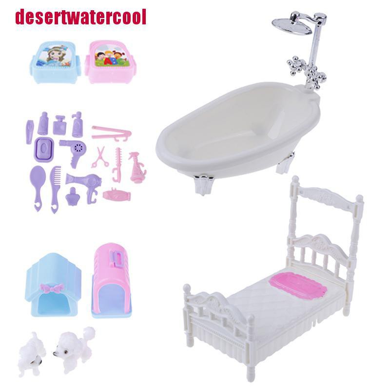 [xứng Đáng] Bộ Nội Thất Bằng Nhựa 1 / 6 Trang Trí Nhà Búp Bê diy