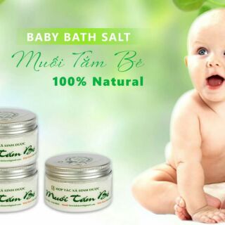 Muối tắm thảo dược cho bé
