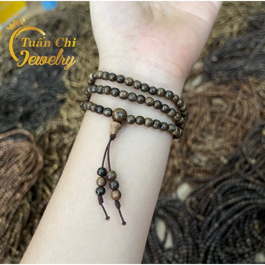 ⚡𝐇𝐀̣𝐓 𝟒𝐋𝐘⚡ Vòng Tay Trầm Hương Tặng Hộp Gấm- Chuỗi Tràng Hạt 108 Và 216 Hạt Size 4mm Hàng Chuẩn, Vòng Đôi Phong Thủy Đẹp