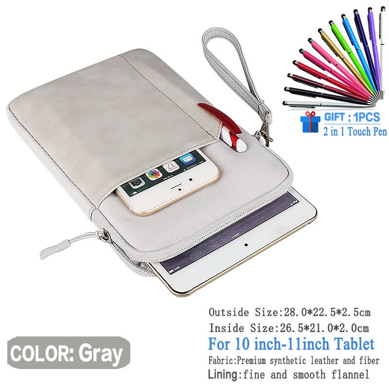 Túi Đựng Máy Tính Bảng Chống Nước Chống Sốc Cho Apple Ipad 10.2 9.7 Samsung S7 2021 Ipad Pro 11 10.5 Air 4 10.9 Ốp