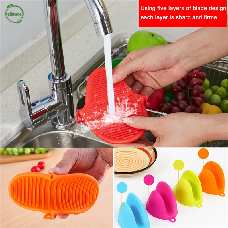 Găng Tay Silicon Cách Nhiệt Dùng Trong Nhà Bếp