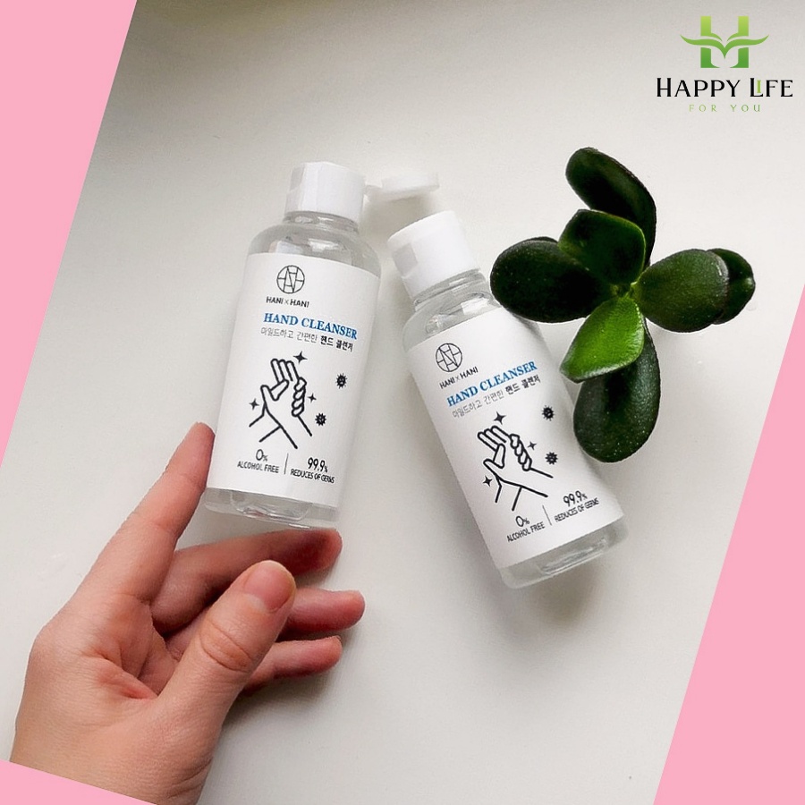 Gel rửa tay khô HANI x HANI 100ml hương mát dịu, nhập khẩu Hàn Quốc, diệt 99,9% vi khuẩn,  Happy Life for Yiou | BigBuy360 - bigbuy360.vn