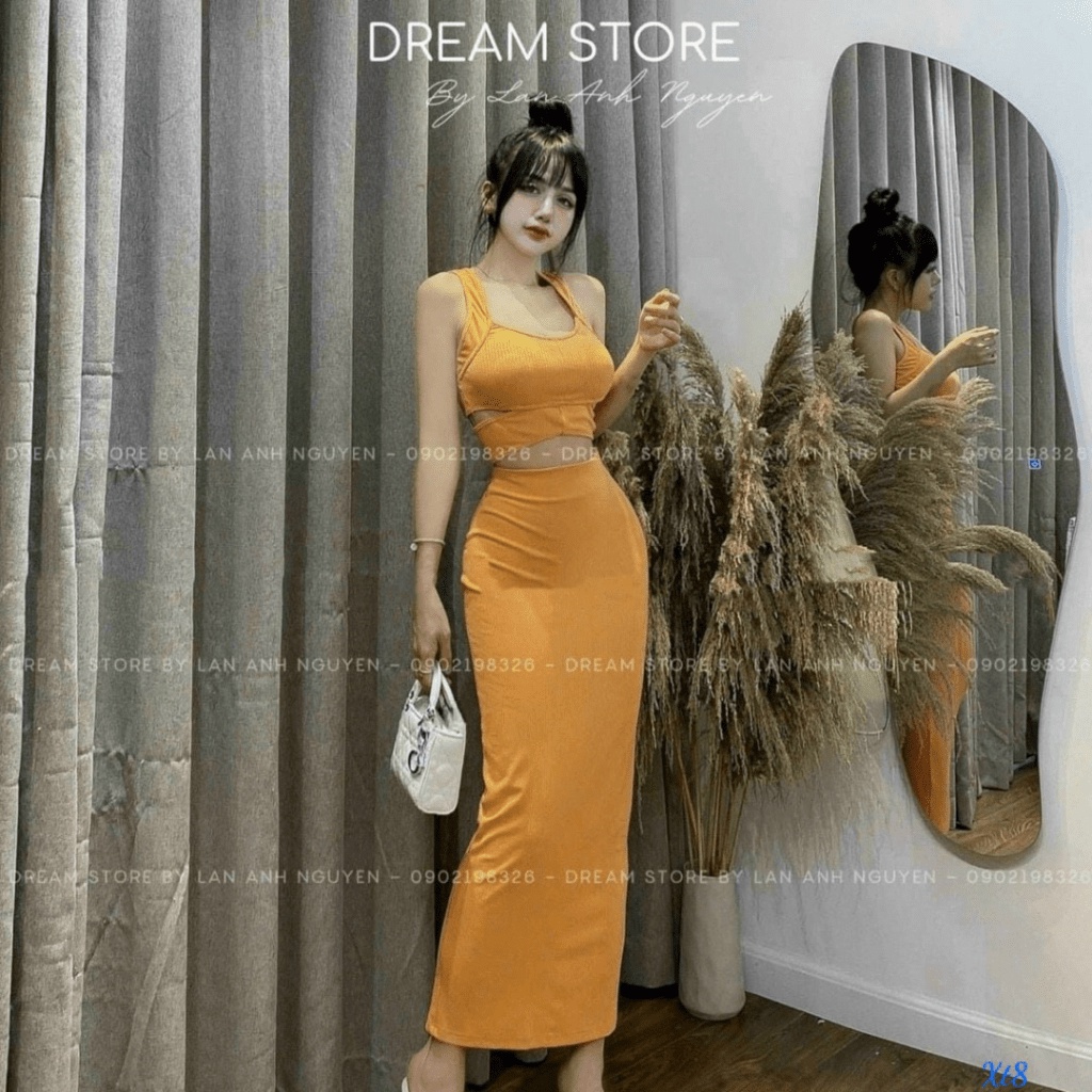 ĐẦM THUN GÂN SIÊU TÔN DÁNG UP thoi trang shop valentina