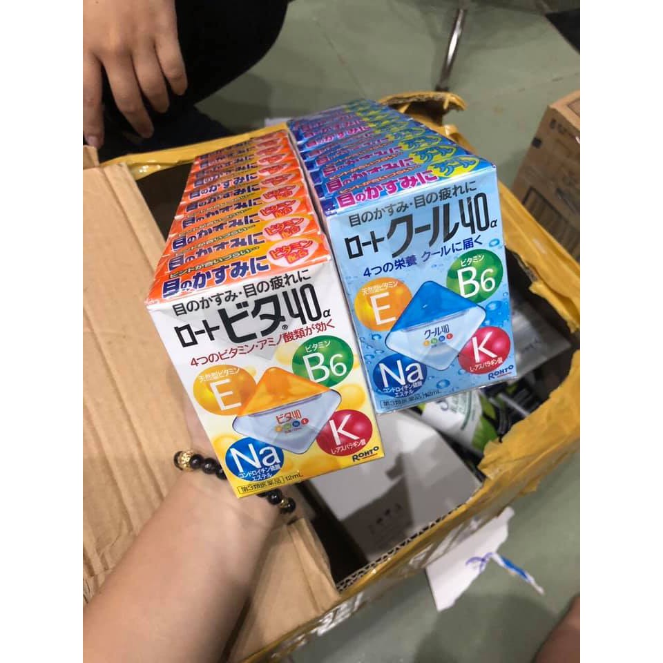 Nhỏ mắt Rohto Vita 40 Nhật Bản 12ml xanh | BigBuy360 - bigbuy360.vn