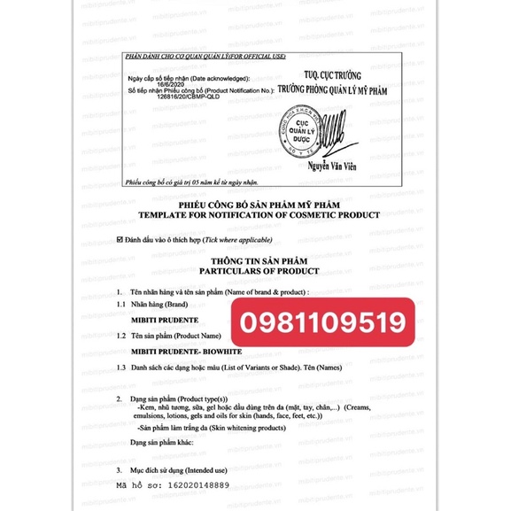 Kem hồng nhũ hoa Nuwhite N1, kem hồng vùng kin Nuwhite V1, thâm nách Nuwhite H6