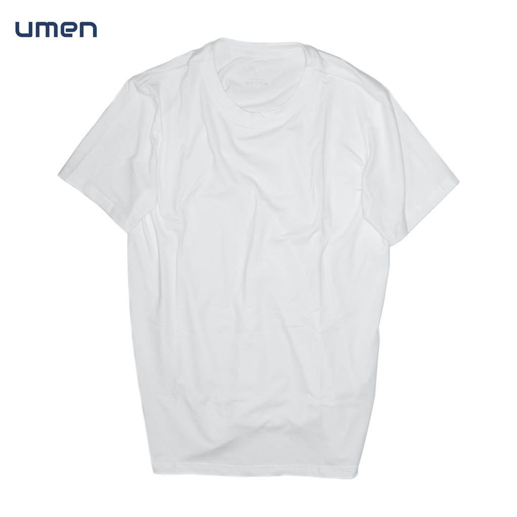 Áo thun nam cổ tròn tay ngắn UMEN vải cotton co giãn, thoáng mát | BigBuy360 - bigbuy360.vn