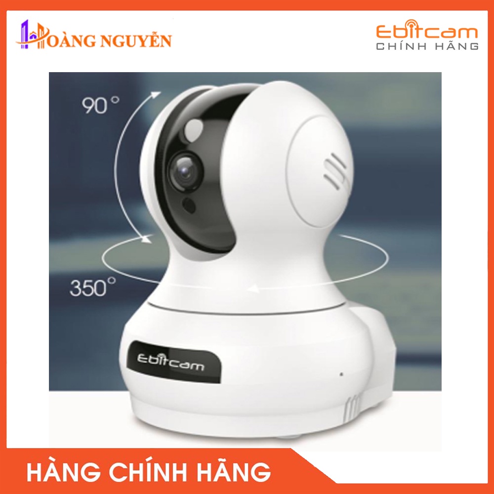 [NHÀ PHÂN PHỐI] Camera Wifi Ebitcam E3 FHD 1080P 2.0MP - Xoay 360 độ - Phát Hiện Chuyển Động