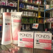 Combo bộ 4 sản phẩm dưỡng trắng da Ponds Beauty White- Chính Hãng