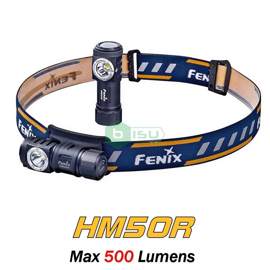 ĐẠI LÝ ĐỘC QUYỀN FENIX - Đèn pin đội đầu Fenix - HM50R (Màu Đen - 500 lumens)