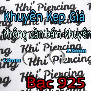 Khuyên kẹp giả không cần xỏ / bấm khuyên