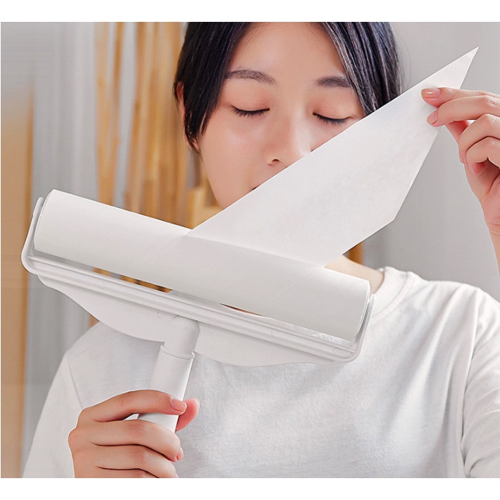 [19cm] Cây Lăn Bụi Sàn / Dụng Cụ Lau Sàn, Mành Rèm Siêu Tiện Dụng H226