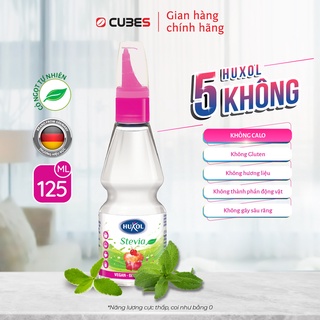 3 Chai Đường Ăn Kiêng Sweetener Huxol Cỏ Ngọt Stevia 125ml-Nhập khẩu từ Đức-Dành cho người tiểu đường, giảm cân,huyết áp