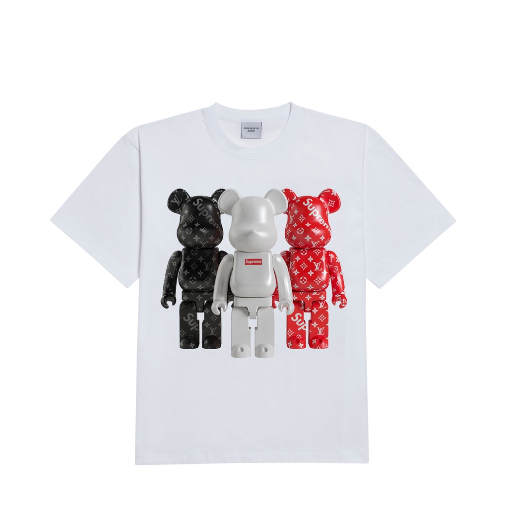 Áo thun bearbrick 6 cotton 100% chính phẩm, form oversize, chuẩn hàng xịn, full tem mạc, Anam Store
