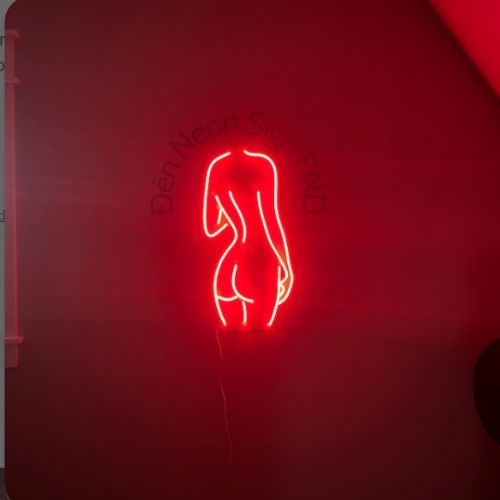 Đèn led neon sign trang trí Hình sexy Decor nhà Phòng Ngủ Đền Tiktok Làm Theo Yêu Cầu