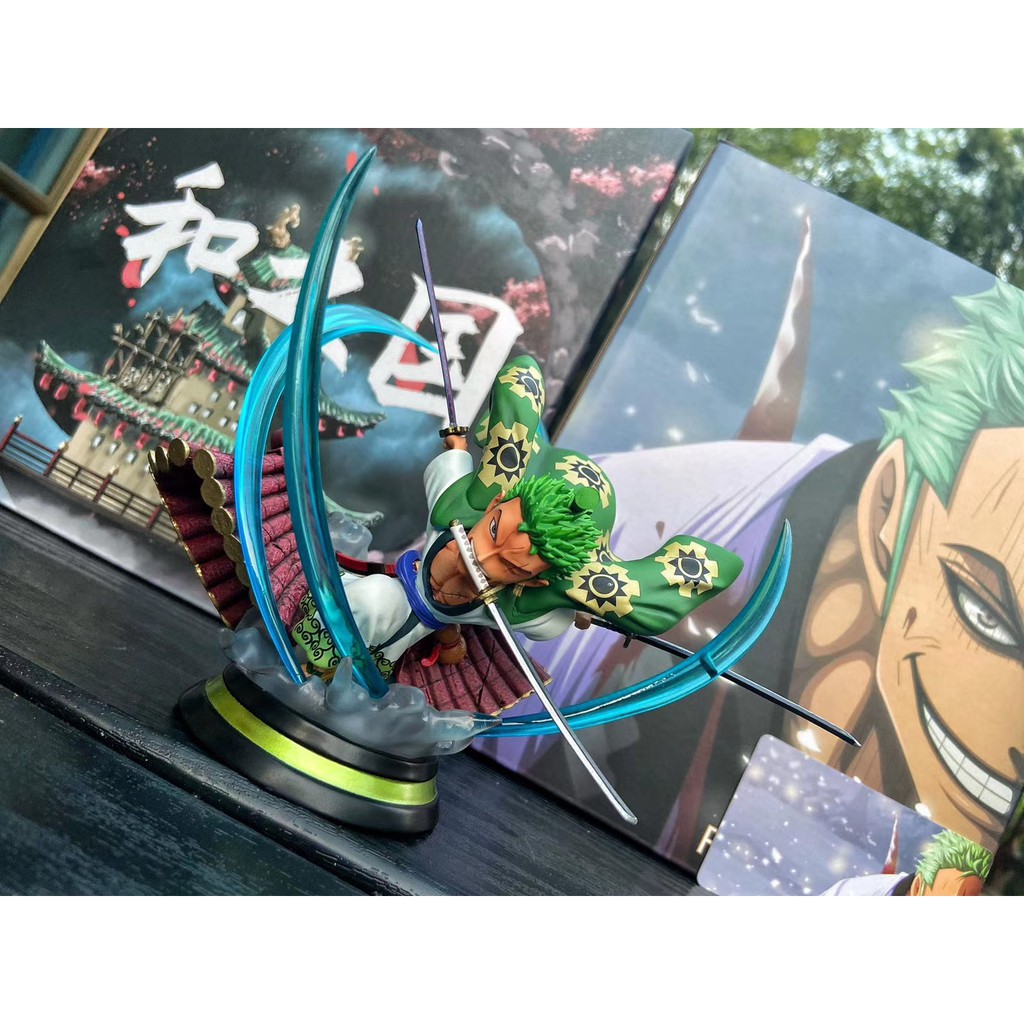 💝[CƠN LỐC KM] Mô hình chibi nhân vật Zoro băng hải tặc mũ rơm ( one piece )