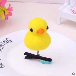 Kẹp tóc vịt bông lò xo